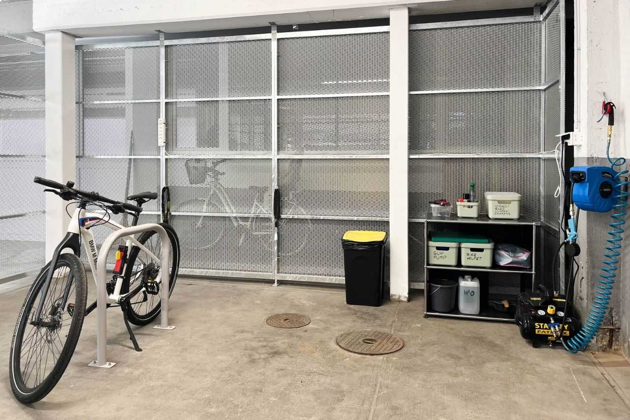 Image bike room lock